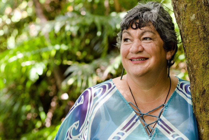 A close-up photo showing a smiling Donna Kerridge, ACC Rongoā Māori Advisory Panel member.