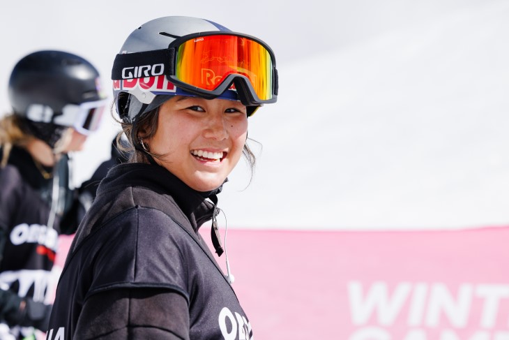 A close-up photo of Cool Wakushima smiling with snow in the background.